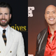 L to R: Chris Evans, Dwayne "The Rock" Johnson